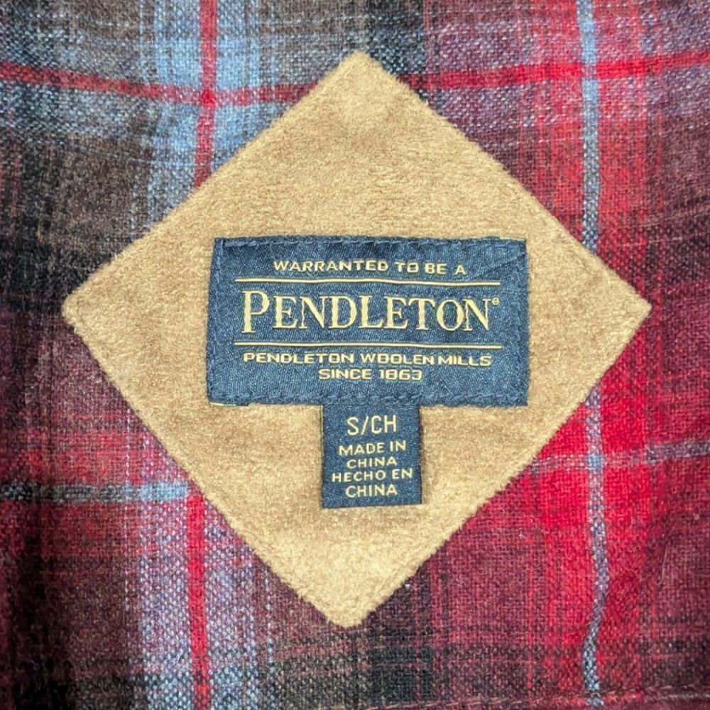 Pendleton Fuzzy Teddy Soft Zip Sweater Jacket in Burgundy Women's Size S - Picture 11 of 13